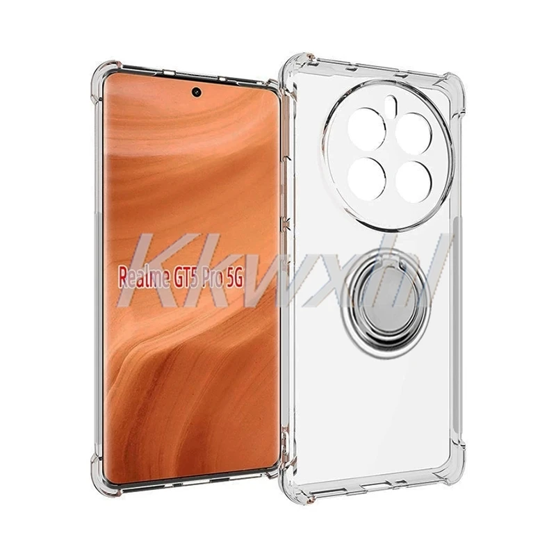 Para Realme GT5 Pro 5G 2023 GT5Pro RealmeGT5Pro 6,78 "RMX3888 soporte de anillo trasero funda de teléfono Original a prueba de golpes - imagen 3