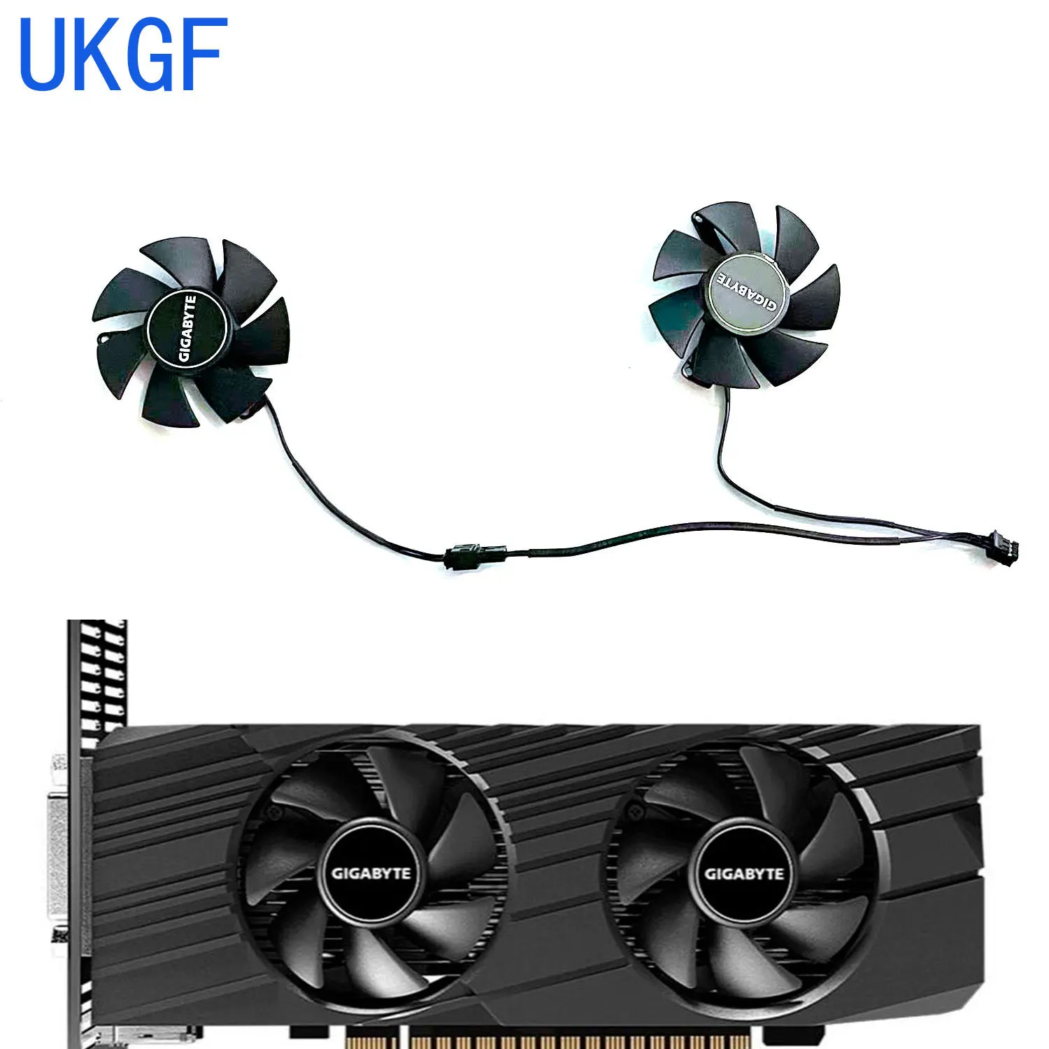 Ventilador de tarjeta gráfica para Gigabyte GTX 1650, 1630, GTX1650, D6 OC, perfil bajo, refrigeración de tarjetas 4G, 0.19A, GPU, VGA