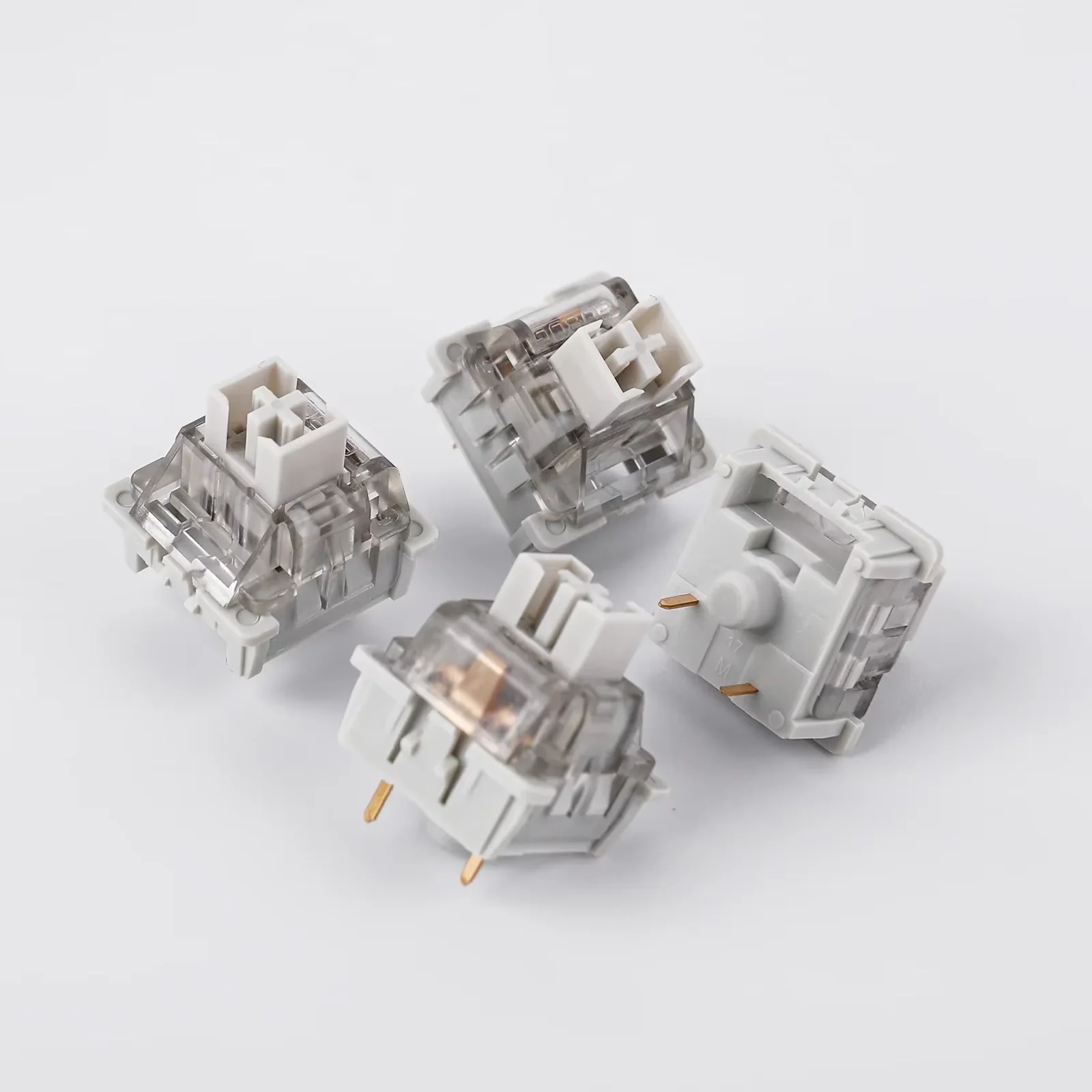 LEOBOG V3 interruptores de madera gris 3 pines 40 Gf prelubricados para DIY interruptor MX Teclado mecánico HIFi Hots Wap Kits interruptores 19mm resorte - imagen 2