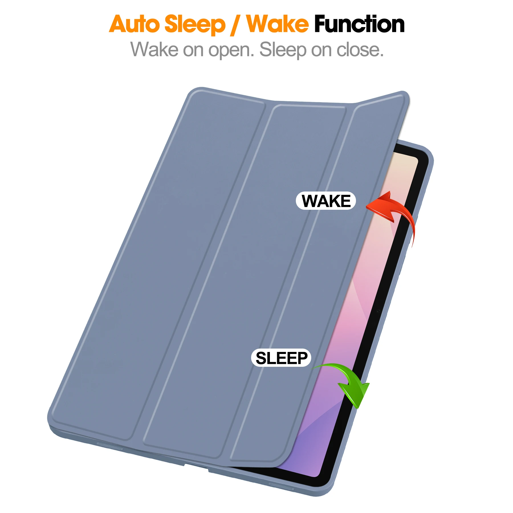 Funda magnética para Samsung Galaxy Tab S11 11 pulgadas 2025, con portalápices, Funda 5G SM-X730/SM-X736, Funda para tableta con soporte de activación de 11" - imagen 2