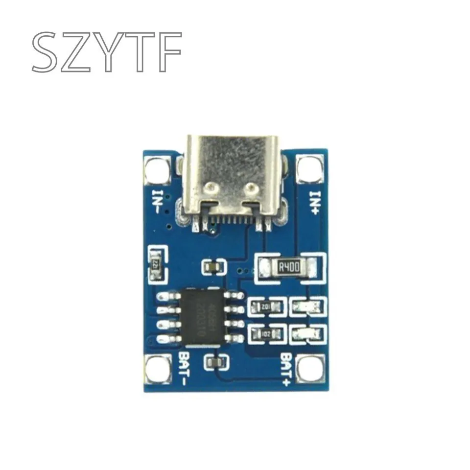 Módulo de cargador de batería de litio, placa de carga con protección, funciones duales, Micro USB tipo c, 5V, 1A, 18650, TP4056, 10 piezas - imagen 3
