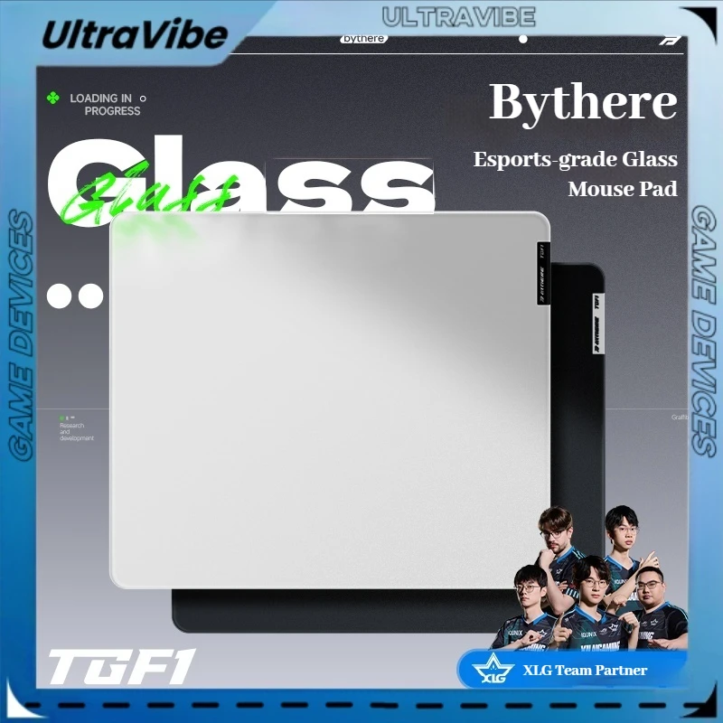 Bytheratgf1 Alfombrilla de ratón de vidrio templado micrograbado Fps Gaming Ow Pubg Apex Alfombrilla de ratón para juegos profesional antiincrustante impermeable