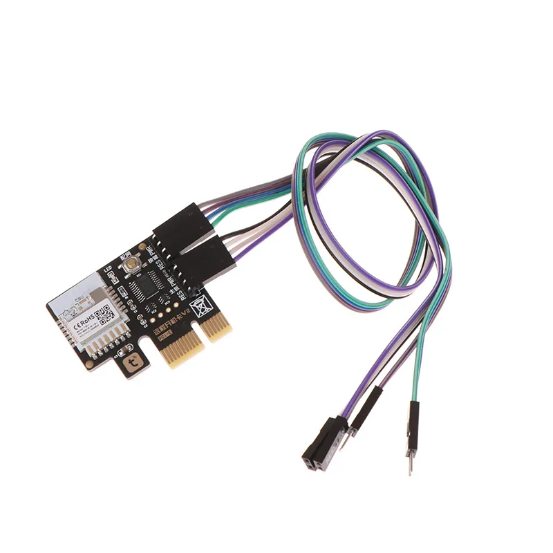 Para aplicación de teléfono inteligente Tuya, Control remoto, interruptor de tiempo de alimentación de ordenador, tarjeta de reinicio de arranque de radiofrecuencia, adaptador PCIE de telecommuting