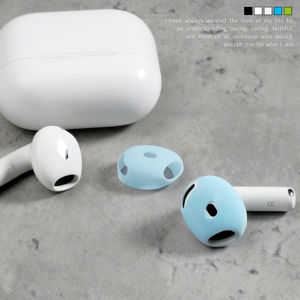 4 Uds almohadillas de silicona para Apple Airpods4 auriculares inalámbricos verdaderos Airpods 4 TWS puntas auriculares tapones para los oídos