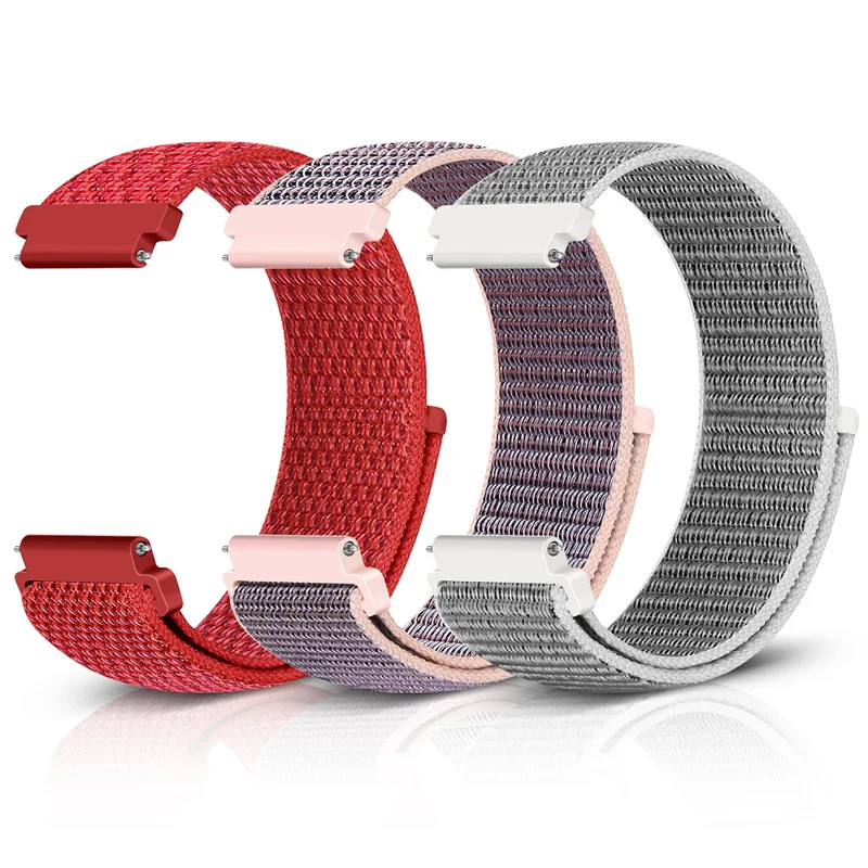 Bucle de nailon para Samsung Galaxy Watch 7 6 5 Pro/4/clásico/gear s3 frontier/pulsera deportiva activa Huawei watch gt2 22mm 20mm
