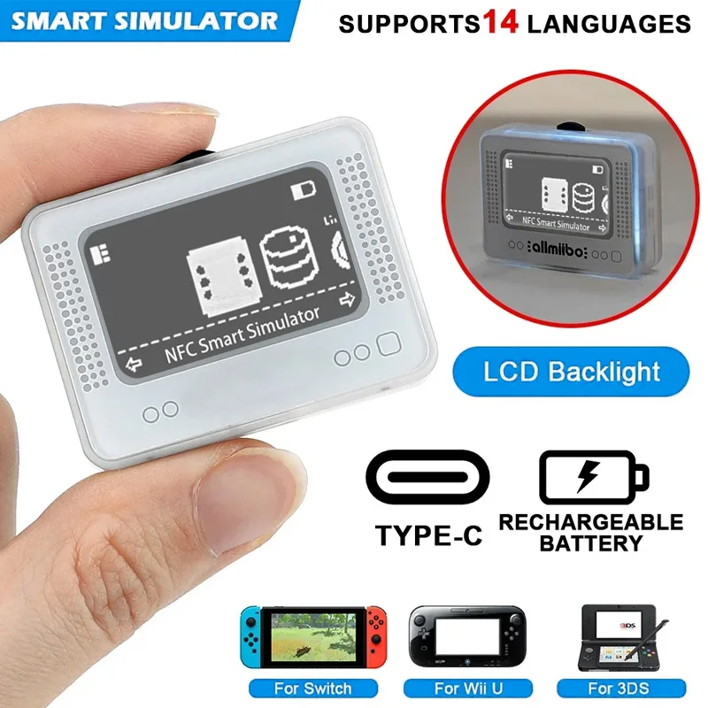Para Amiibo NFC Simulator Pixl emulador de repuesto emulador de juego Compatible con Bluetooth para Switch2 2025 accesorio de juego - imagen 5