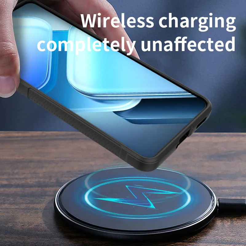 Para IQOO Z9 Turbo funda ELVEV a prueba de golpes de silicona TPU protección completa contraportada de teléfono para Z9 Turbo Plus - imagen 5