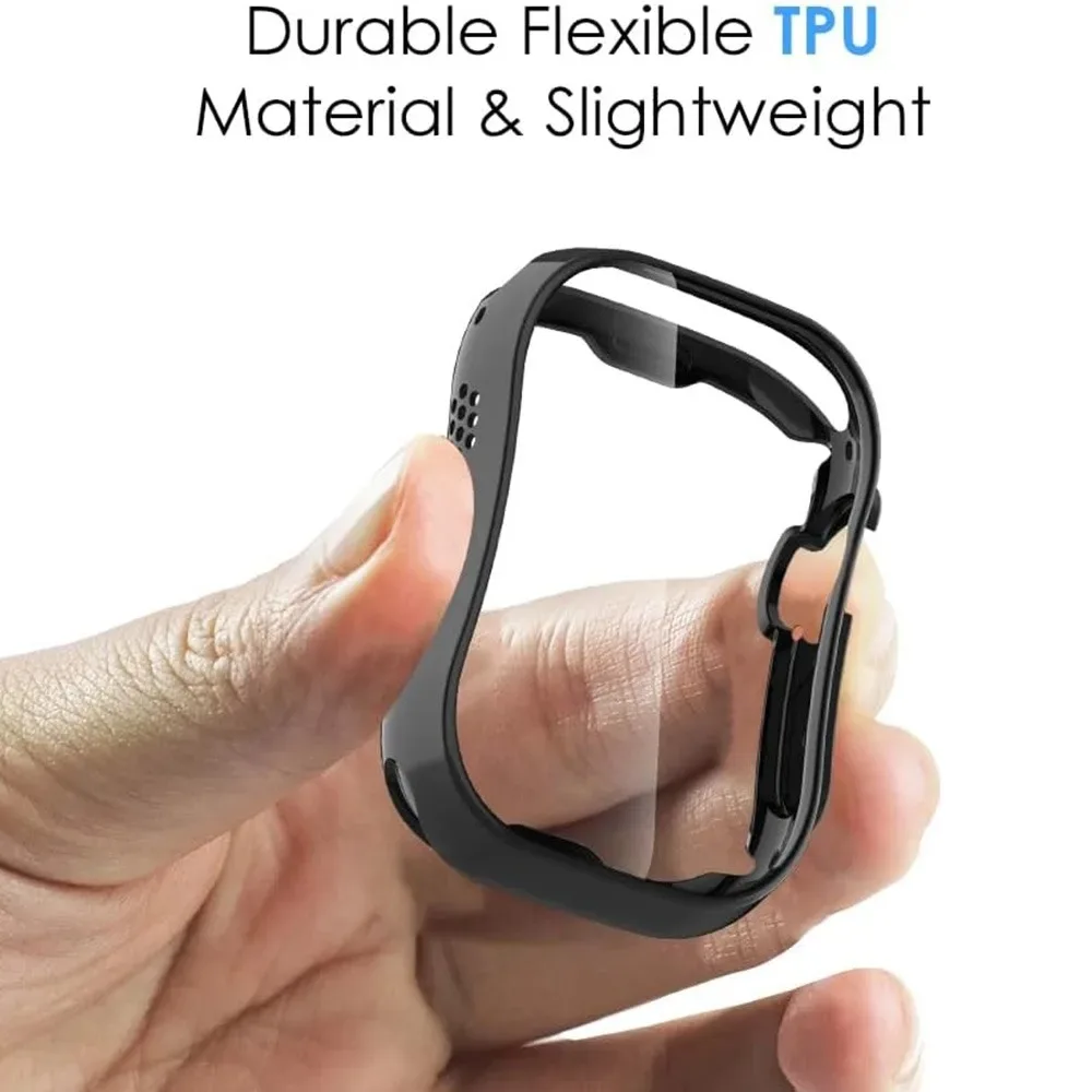 Funda completa para Apple Watch Ultra 3 2 49mm cubierta negra transparente Flexible antiarañazos para iwatch ultra 1 Protector de pantalla - imagen 4
