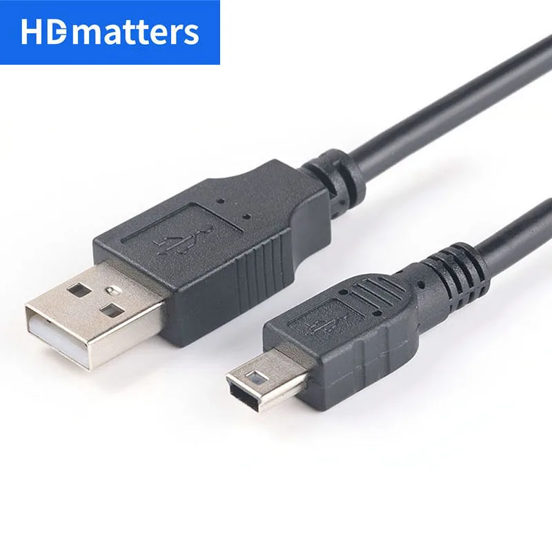 Cable USB 2.0 A a Mini-B para Cámara – Carga y Datos - imagen 4