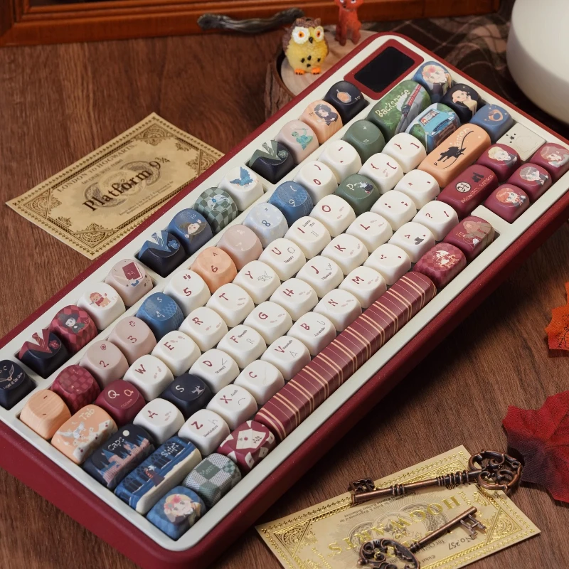 Gran oferta, teclas de artista, sublimación pbt personalizada, teclas de perfil de cereza/SOA, bonito diseño Original, tecla de punto de Anime de dibujos animados - imagen 3