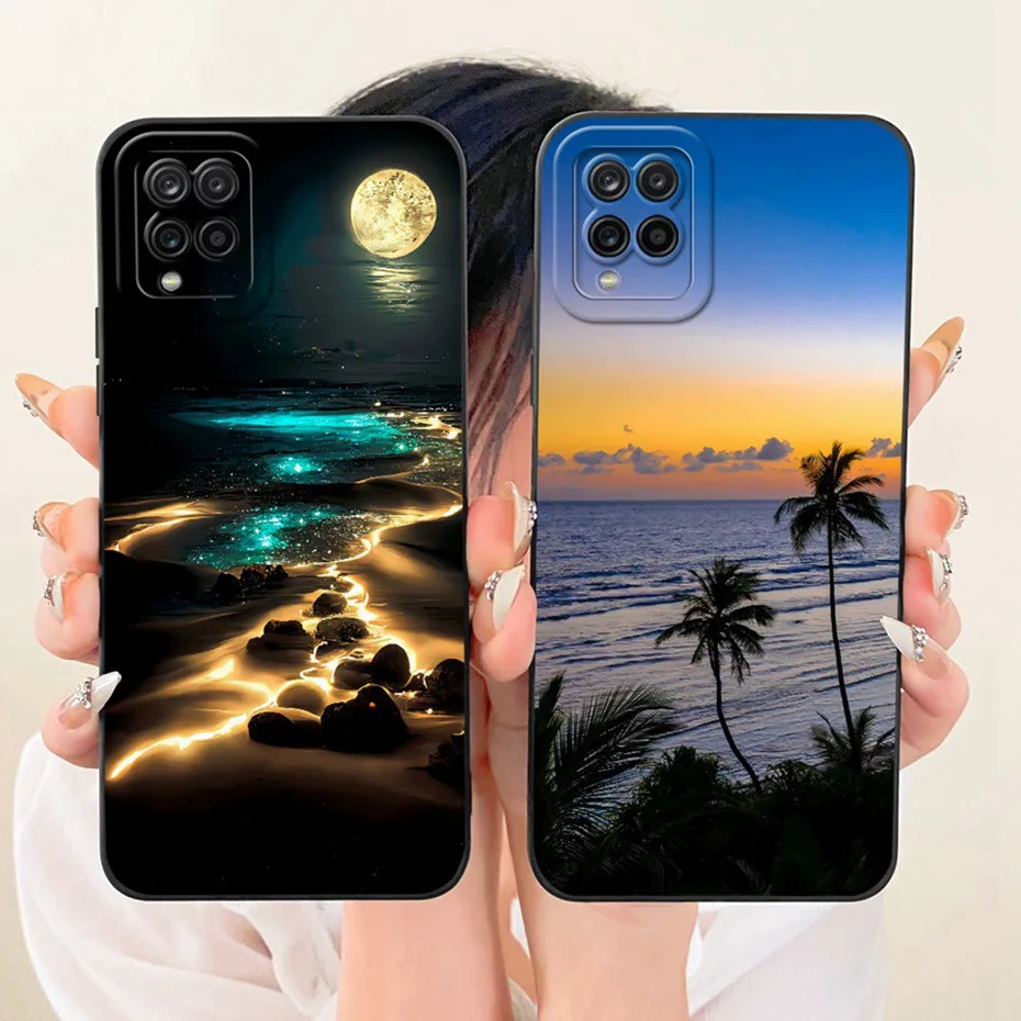 Nueva funda de teléfono de moda para Samsung Galaxy A12 M12 SM-A125F A127F fundas de silicona suave a prueba de golpes para Samsung A12 cubre parachoques - imagen 5