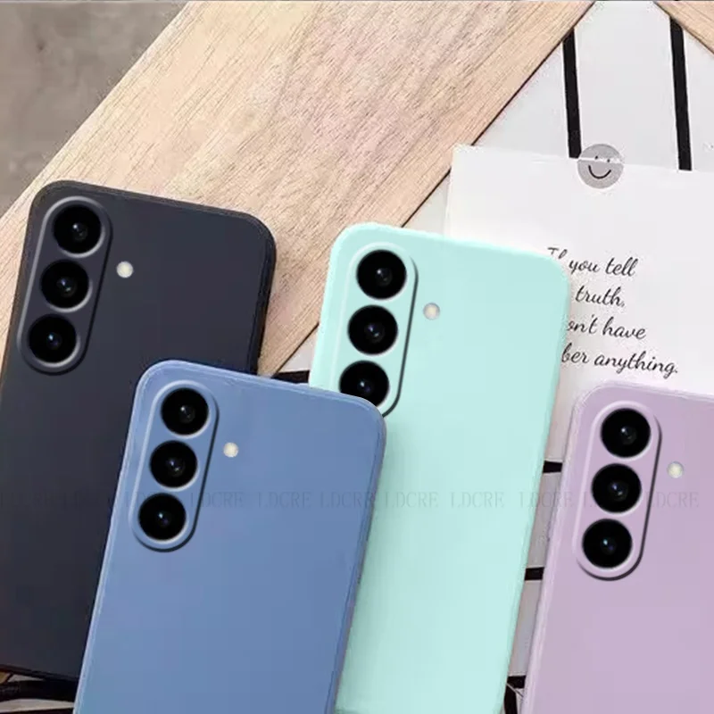 Para Samsung S26 funda Samsung Galaxy S26 Plus Capa teléfono parachoques a prueba de golpes Original suave TPU cubierta Samsung S26 Ultra Fundas - imagen 2