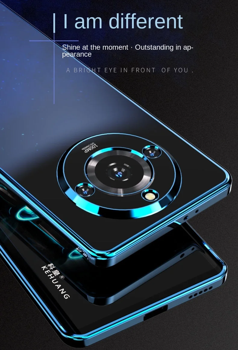 Para OPPO Realme 11 10 Pro Plus funda suave TPU transparente chapado delgada funda protectora trasera para OPPO Realme11 11Pro 10Pro - imagen 2