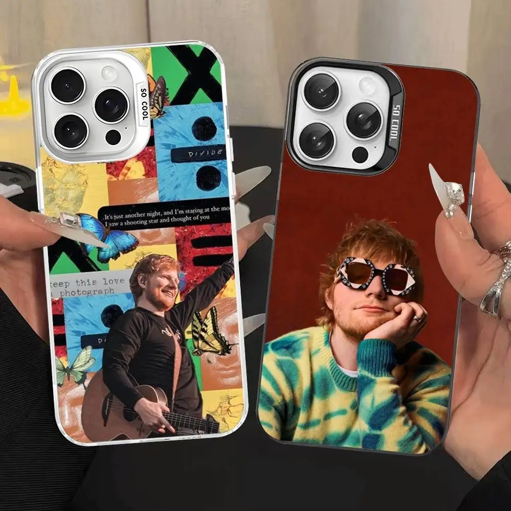 Funda de teléfono Ed Sheeran para iPhone 17 16 15 14 13 12 11 Pro MAX mate a prueba de golpes trasera anticaída cubierta mate - imagen 3