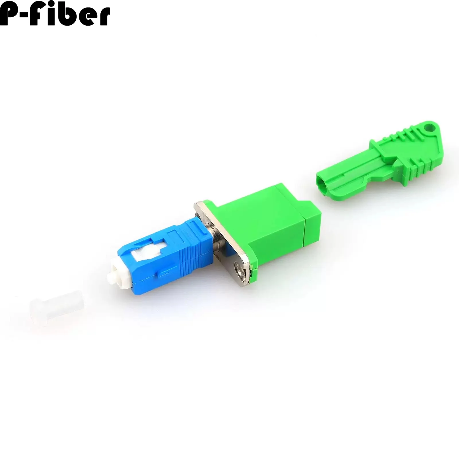 Atenuador de fibra FM E2000/APC-SC óptico hembra a macho ftth 2-20db 2db 3db 5db 10db 15db atenuador óptico verde ftth E2000 2 uds