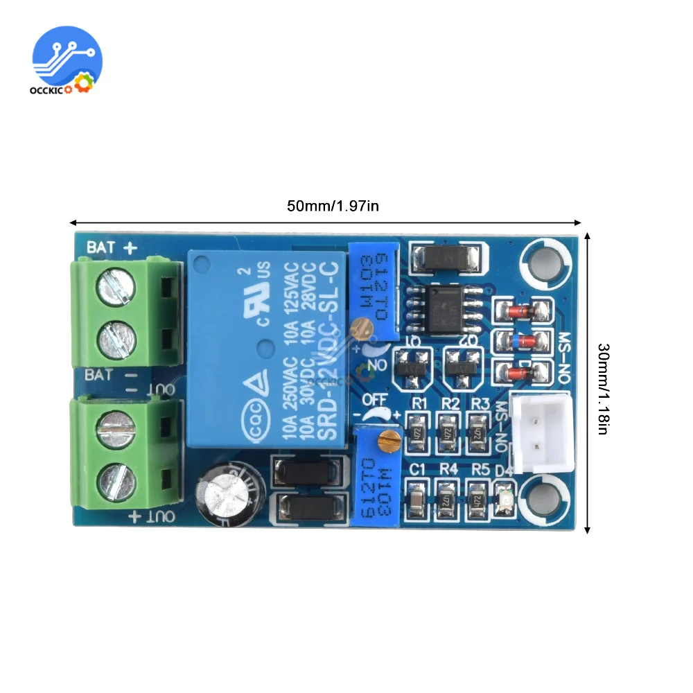 Módulo de batería de almacenamiento de 12V, batería de bajo voltaje, corte, interruptor automático, módulo de protección de recuperación - imagen 5