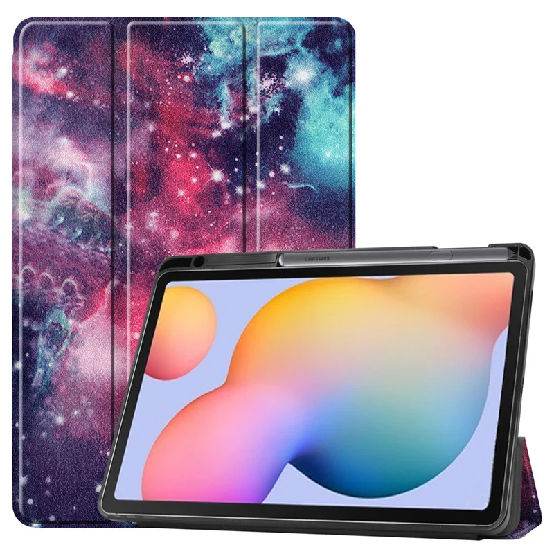 Funda para Samsung Galaxy Tab S6 Lite 2024, Funda para tableta con portalápices, carcasa trasera de TPU, Funda para Galaxy Tab S6 Lite de 10,4 pulgadas