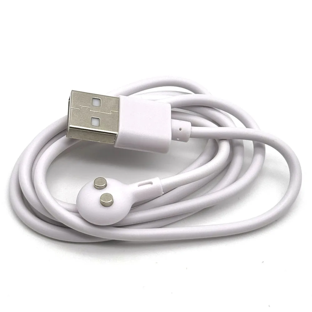 Cable de carga magnético de 2 pines, espaciado central, imán Suctio USB, cargador de energía de 5mm y 7mm para instrumento de belleza, dispositivo inteligente - imagen 4