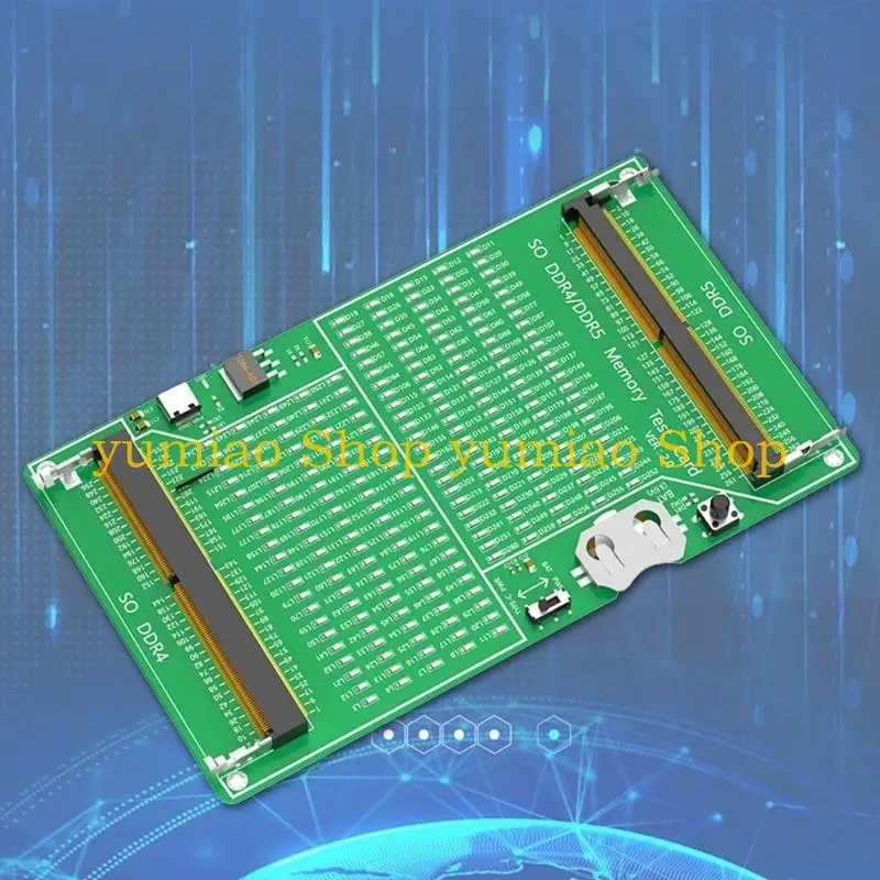 Laptop 587b así DDR4 Tarjeta prueba memoria DDR5 Herramienta prueba circuito PCB para placa adaptadora - imagen 2