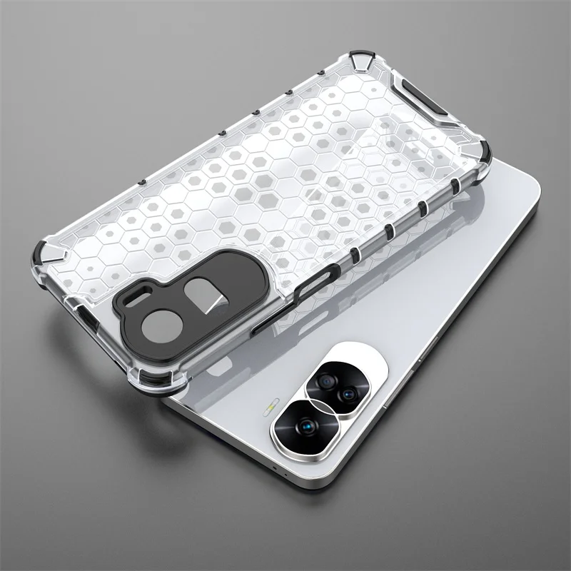 Funda de panal a prueba de golpes para Honor 90 Lite, funda protectora para teléfono Honor 90 Lite, funda translúcida de TPU, funda Honor 90 Lite - imagen 4