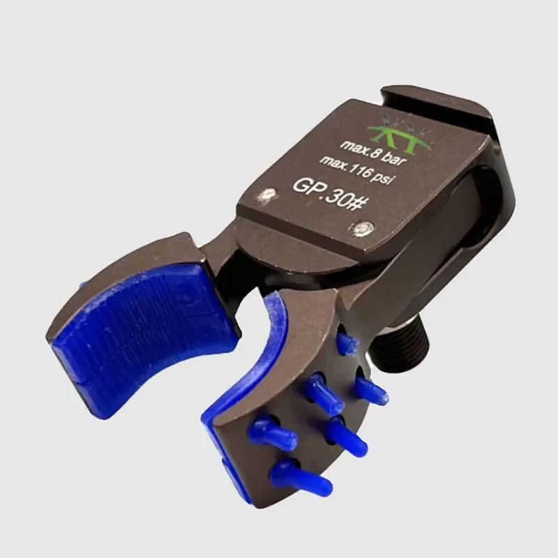 Pinza de mano Mini abrazadera neumática para brazo robótico accesorio circular Inducción magnética multifuncional GP25/30/35/40/50