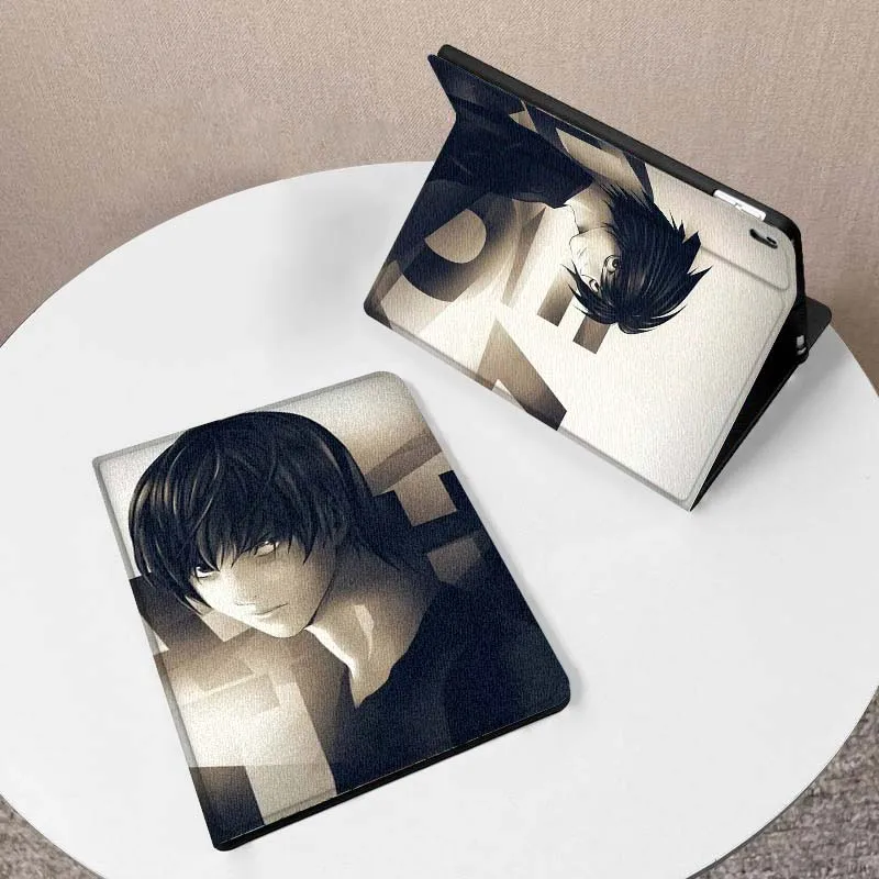 Death Note Anime para iPad Pro Air Mini 1 2 3 4 5 6 7 7th 8th 9th 10th 11th 10,2 9,7 10,5 10,9 11 12,9 funda para tableta - imagen 4