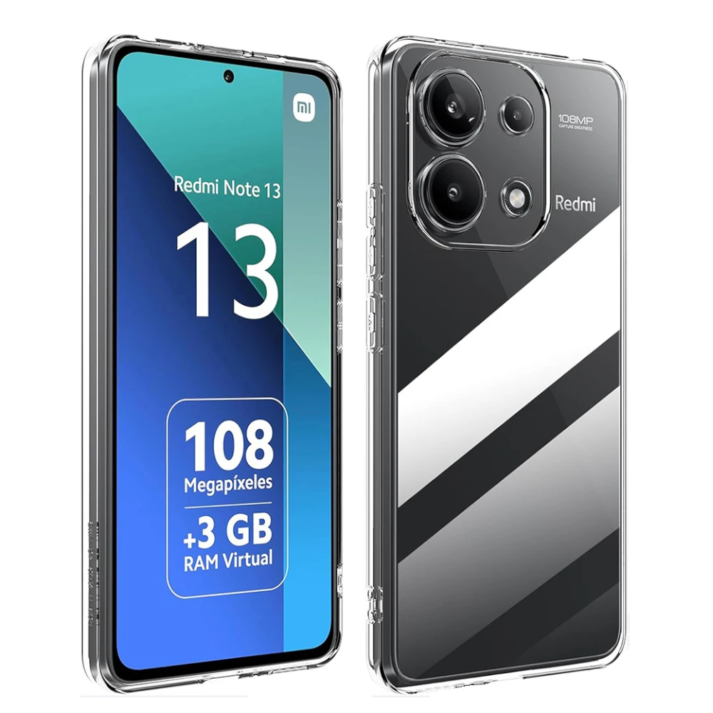 Funda blanda de silicona a prueba de golpes para Xiaomi Redmi Note 13 12 11 10 9 8 7 Pro Plus 8T 9T 10T 11 12T 9S 10S 11S 12S 12C 13C Fundas