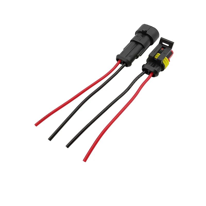 Conectores eléctricos impermeables para coche, motocicleta, Scooter, juguetes marinos, bricolaje, 2 vías, macho y hembra, 5 pares - imagen 3