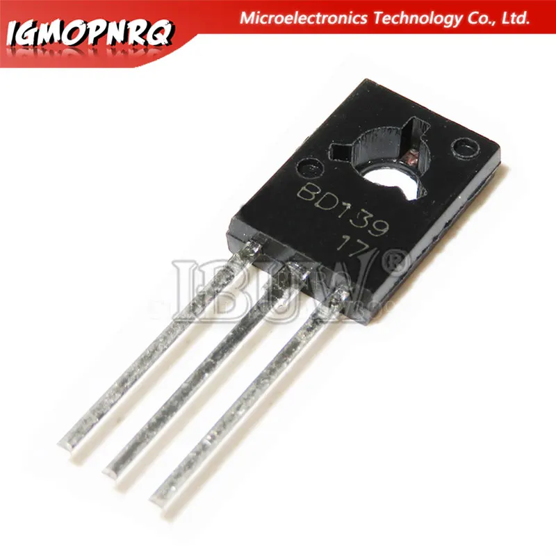 Transistor de triodo de potencia NPN 20 piezas, BD135, BD136, BD138, BD131, BD132, BD137, BD139, BD140 TO-126