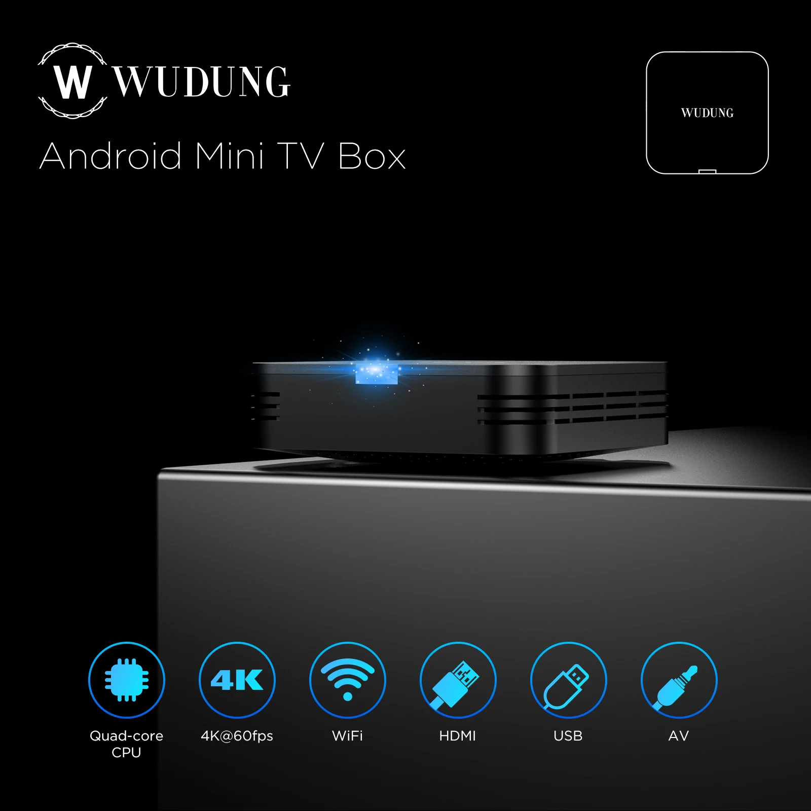 Wudung TX1 Mini Android 10 Smart TV Box Allwinner H313 2,4G Wifi 4K HD 2GB 16GB decodificador reproductor multimedia TV stick - imagen 2
