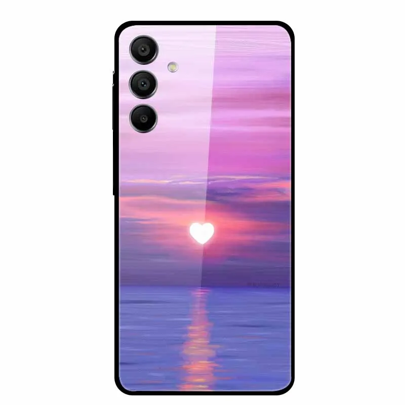 Funda de vidrio templado para Samsung Galaxy A16 5G, funda trasera dura para SamsungA16, funda de teléfono, Fundas, parachoques protector bonito y fresco - imagen 2