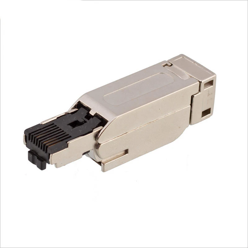 Profinet-conector de campo Industrial de 4 pines, Conector de ángulo recto, enchufe Modular de 4 núcleos, blindado para Siemens 6GK1901-1BB10-2AA0 - imagen 3