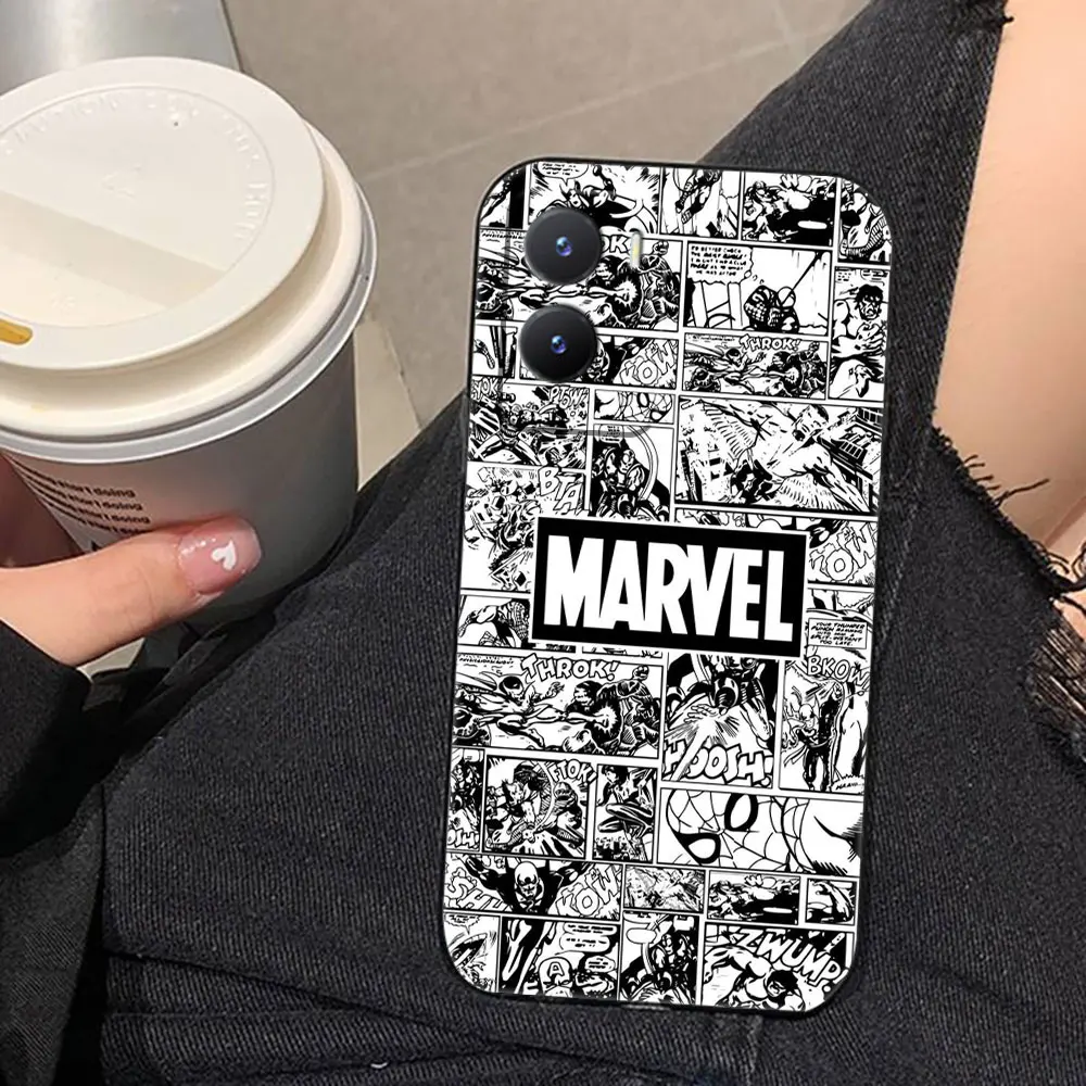 Marvel Wanda Witch Logo Phone Case For VIVO Y04 Y15S Y16 Y17 Y19 Y20 Y21 Y22S Y27 Y28 Y29 Y35 Y36 Y51 Y72 Y76 Y77 Y78 Y100 Case