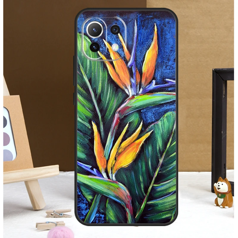 Funda de pájaros Hawaianos para teléfono móvil, carcasa para POCO M6, X3, X5, X6 Pro, F3, F5, M5s, Xiaomi 13T, 12T, 11T, 14 Pro, 12, 13 Lite - imagen 2