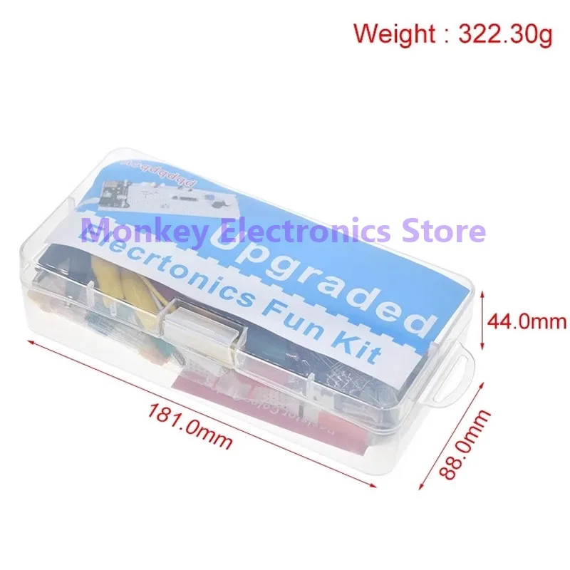 Juego de potenciómetro 3386P, Kit de orificios para R3, módulo de potencia para principiantes, cable usb, luces LED, circuito integrado 74hc595H - imagen 4