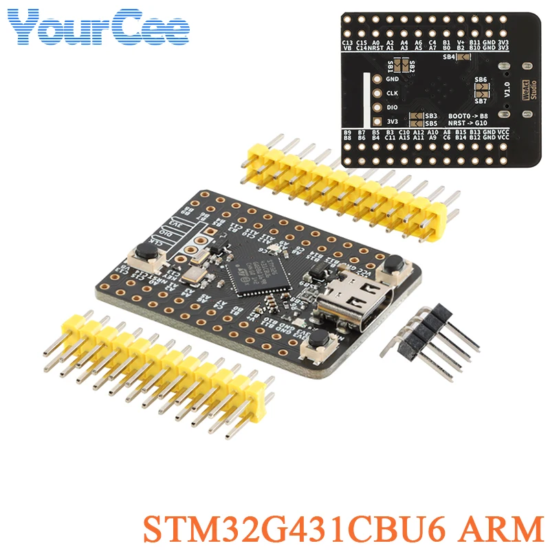 5 uds/1 unidad STM32G431CBU6 TM32 Mini módulo de placa de desarrollo central STM32G431 ARM Cortex-M4 STM32G4 S128KB Flash RAM 32KB 170Mhz