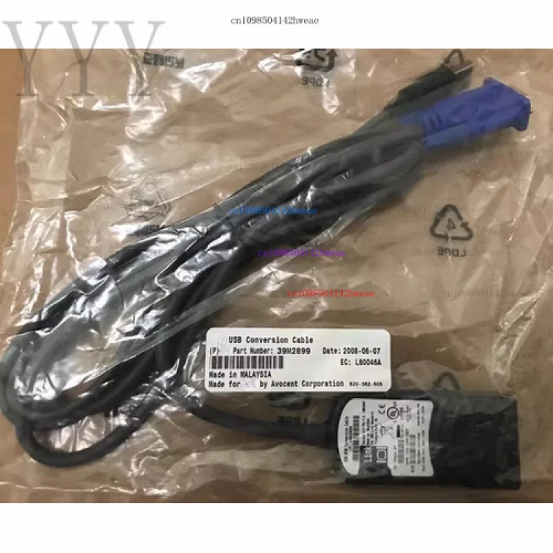 Para Lenovo para IBM Cable de conversión KVM USB Cat5 39M2895 39M2899 73M5833
