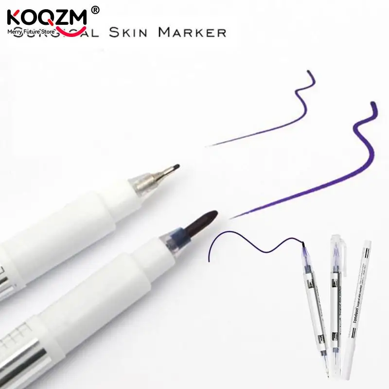 Rotulador quirúrgico blanco para tatuaje de cejas, accesorios para herramientas, marcador de tatuaje con Regla de medición, posicionamiento de Microblading - imagen 5