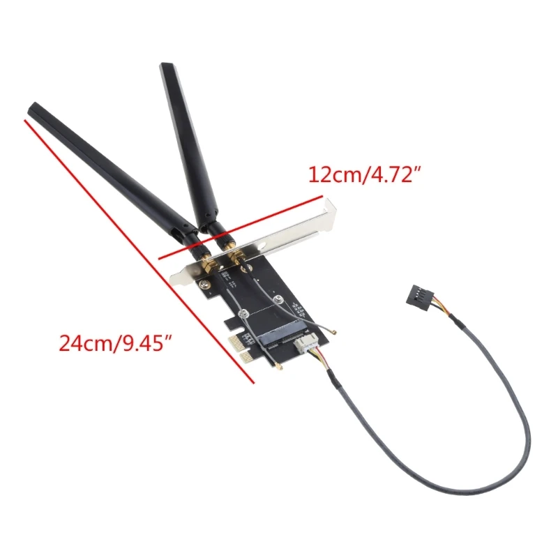 Adaptador Mini pci-express a PCIE X1 para Mini PCI-E Wifi, convertidor de escritorio de doble banda, compatible con Bluetooth - imagen 4