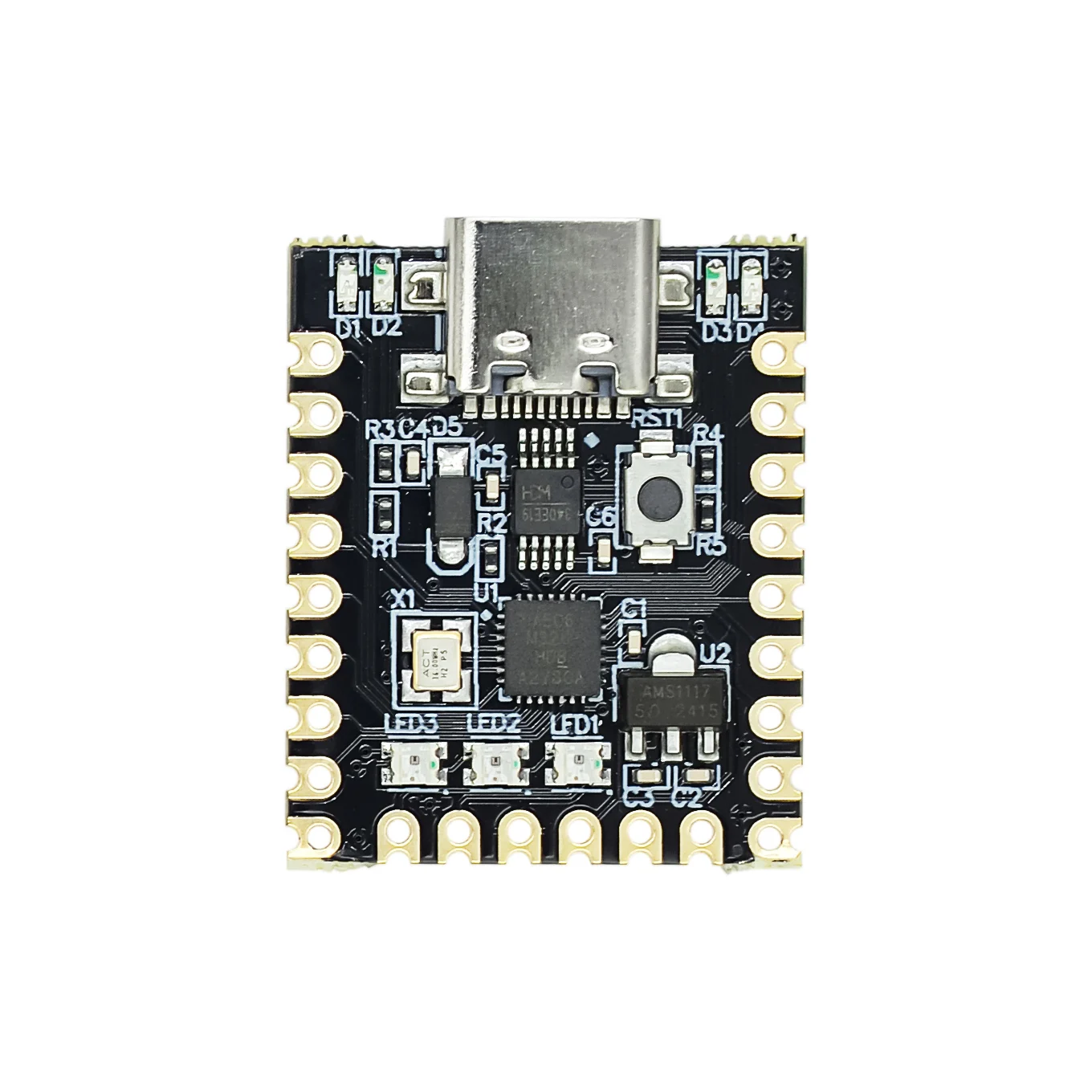 Placa de desarrollo Ultra pequeña para Arduino Nano Mini con Chip ATMEGA328P tipo C, puerto serie CH340 para proyectos electrónicos - imagen 5