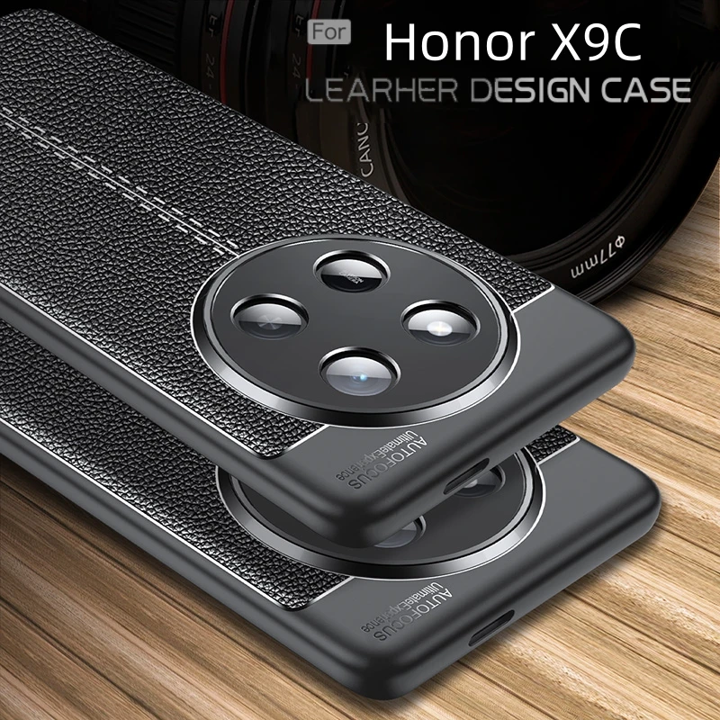 Para Honor X9C funda Huawei Honor X9C Capas nuevo teléfono parachoques a prueba de golpes nueva parte trasera suave de cuero TPU para Fundas Honor X9C cubierta - imagen 2