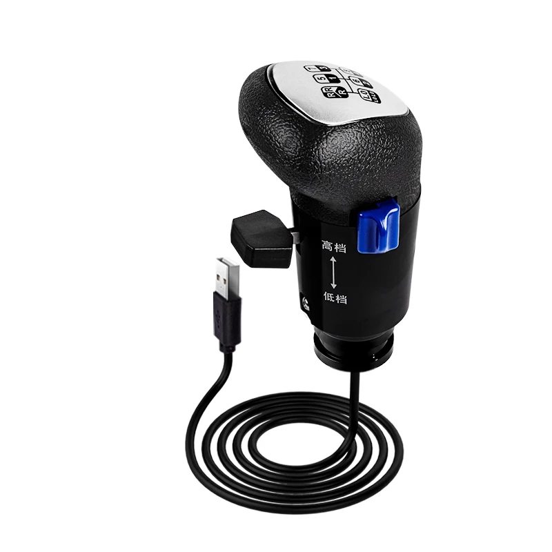 Para Logitech G29 G27 G25 G923 Thrustmaster TH8A PC USB simulador de engranaje alto y bajo perilla de palanca de cambios USB para juegos de camiones ATS ETS2 - imagen 2