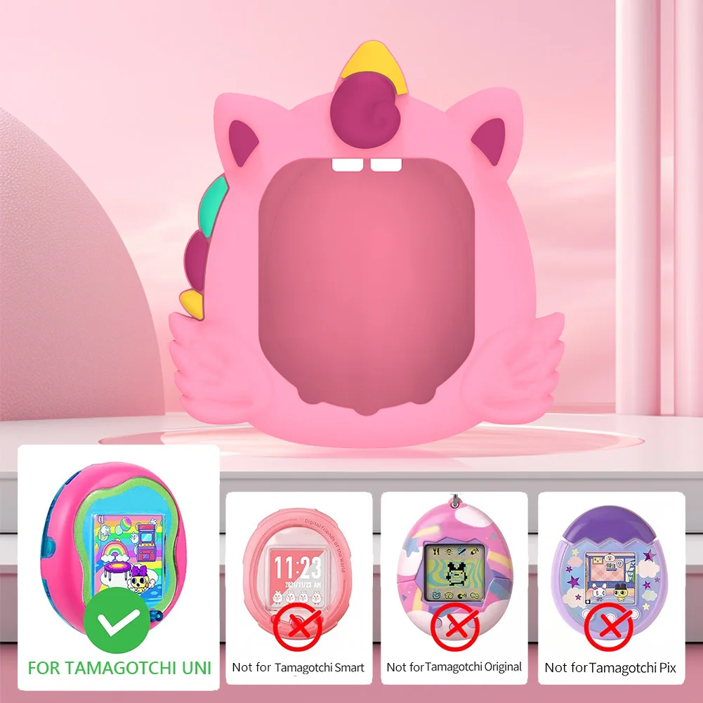 Funda protectora de silicona para Tamagotchi Uni 2023, carcasa de máquina de mascota Virtual, a prueba de golpes, funda protectora para Tamagotchi Uni - imagen 5