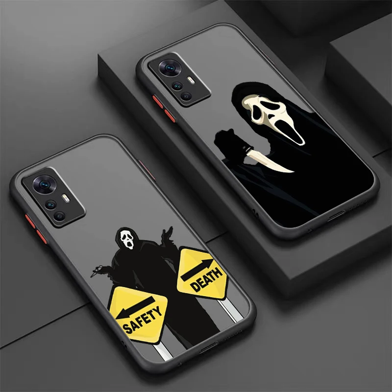 Ghost g-grim r-reaper de dibujos animados, translúcido esmerilado para Xiaomi Mi 13, 12, 12T, 11T, 11, 11i, 10T, 10, 9T, Pro Lite, Ultra, 5G, suave - imagen 3