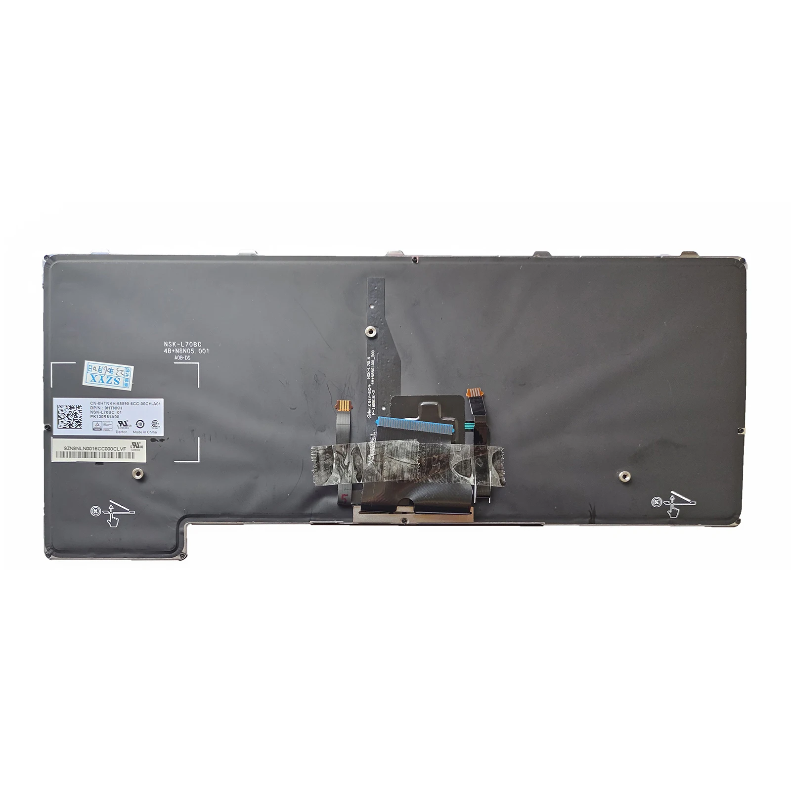 Teclado de ordenador portátil estándar de EE. UU. Con retroiluminación, negro, diseño de EE. UU. Para Dell E6430U E6430S 6530U 6430u-100TB - imagen 3