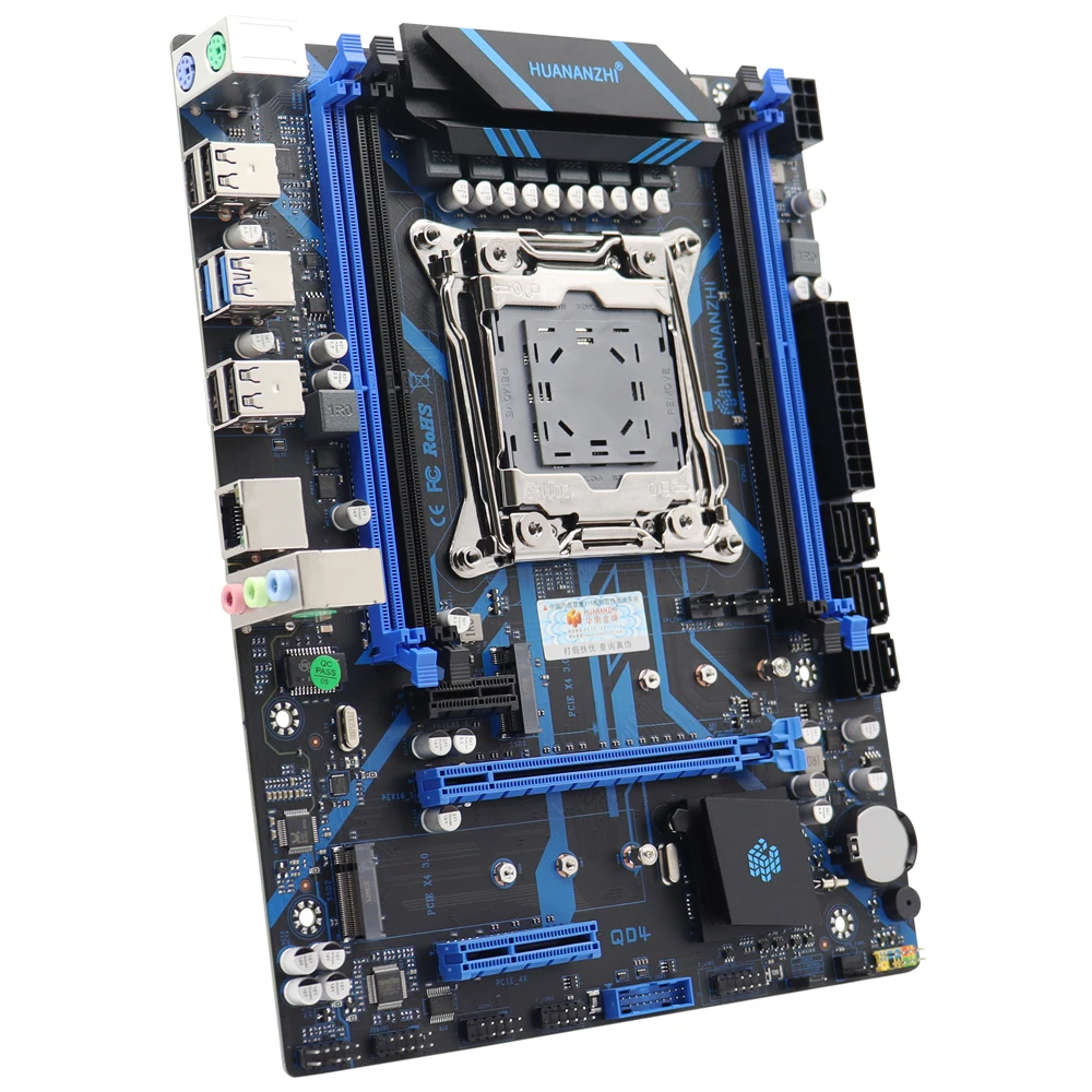 Placa base X99 QD4 LGA 2011-3 Xeon, procesador E5, memoria DDR4 M.2 NVME SATA, compatible con ordenador para juegos combinado no ECC - imagen 3