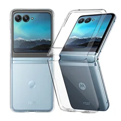 Funda Rígida Transparente para Motorola Razr 50/40 Ultra y Plus 2023