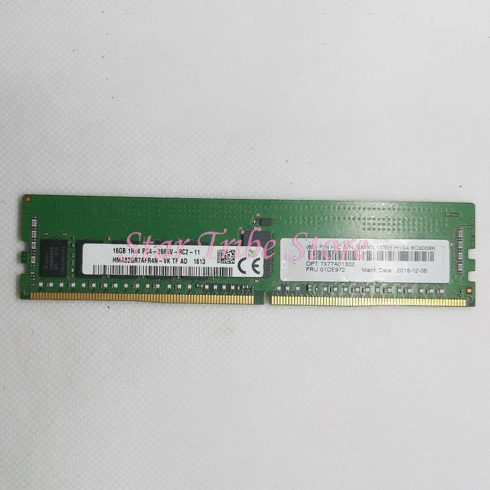 Para Lenovo 01DE972 1DE972 7X77A01302 16GB DDR4 2666 1RX4 PC4-2666V REG Memoria de servidor - imagen 5