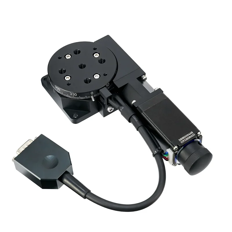 Etapa rotativa eléctrica Placa de indexación de 360 grados Mesa giratoria de lente PX-GD40Z