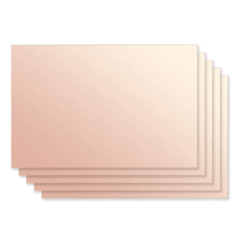 5 uds/10 Uds 10x15 FR4 tablero de fibra de vidrio 10*15cm PCB placa prototipo de un solo lado Diy placa de circuito impreso laminado Kit electrónico - imagen 5